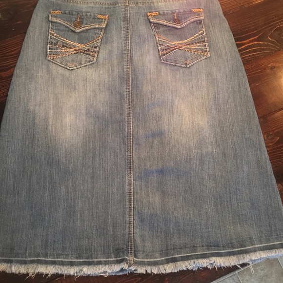 Modest Denim Skirt - Picture 5 of 7